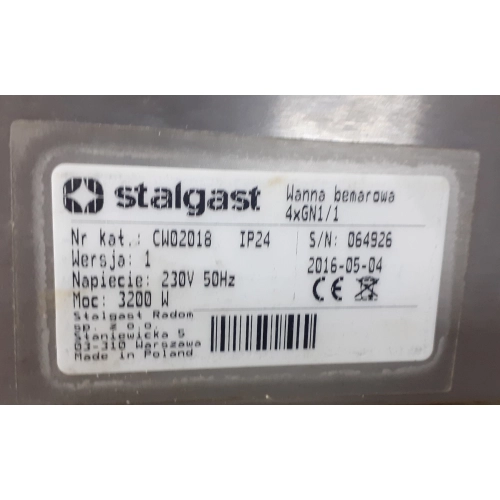 Bemar elektryczny nastawny 4xGN1/1